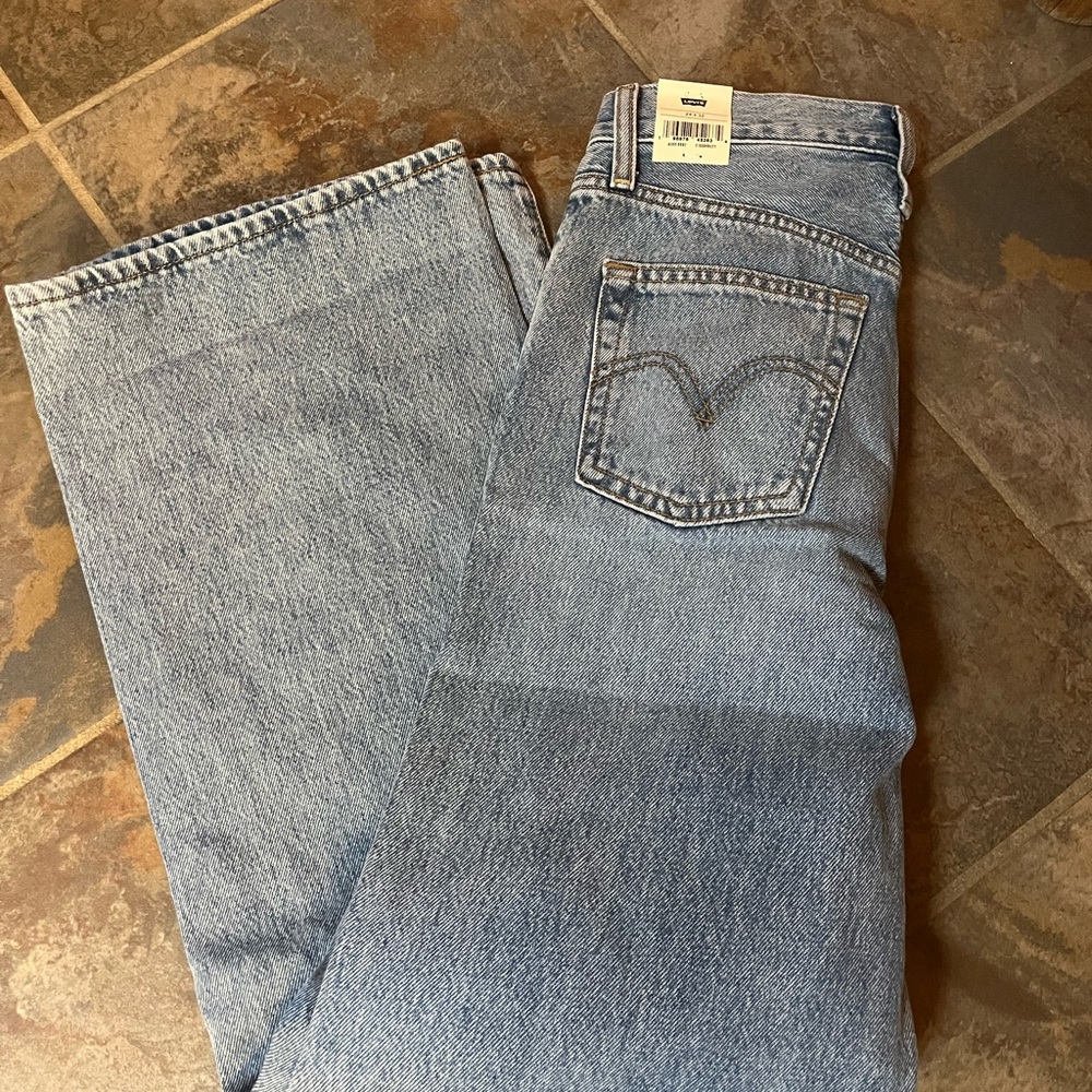 Levi's Light Blue Straight Jeans